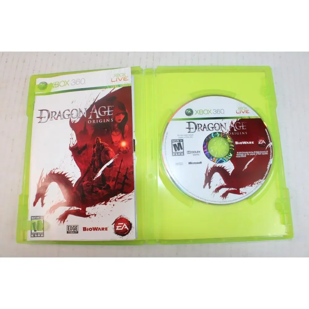 Dragon Age: Origins (Microsoft Xbox 360, 2009) Authentic, complete, tested